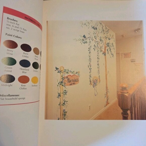 Decorative Murals with Donna Dewberry One Stroke Painting Paperback Book for DIY - Picture 11 of 14